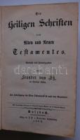 Die Heilige Schriften des Alten- un Neuen-Testamentes...Sulzbach, 1869. Seidelschen Buchh. 996+346p....