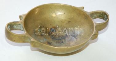 XIX. sz eleje. Pelikánt formázó réz pecsétnyomó, viasz olvasztó tálkával / 
First half of XIXth cent...