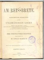 Marbach, O.,: Am Reissbrete. Handschriftliche Mittheilungen aus den unabhängigen Logen. 7. Jahrgang. Leipzig 1879. Bruno Zechel. Szabadkőműves folyóirat. Egészvászon kötésben. első lap kijár /  Freemaison magazine in linen binding. 96p.