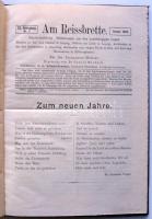 Marbach, O.,: Am Reissbrete. Handschriftliche Mittheilungen aus den unabhängigen Logen. 32. Jahrgang...