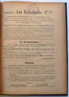 Marbach, O.,: Am Reissbrete. Handschriftliche Mittheilungen aus den unabhängigen Logen. 5. Jahrgang....