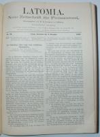 B. Cramer: Latomia - Neue Zeitschrift für Freimaurerei. 15. Jahrgang Leipzig 1892. Bruno Zechel. Sza...