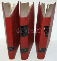 Bonaparte Napoleon Lajos titkos emlékiratai. Az eredeti kiadás után forditva. 1-5. köt. (3 kötetben). Debreczen, 1860-1862. Telegdi. 306p. + 287p. + 308p. + 327p. + 419p. XIX. sz végi egészvászon kötésben