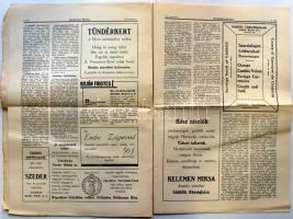 1933 A Gödöllői Hírlap Jamboree különszáma német és angol köszöntővel / Special issue of local newsp...