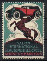 1925 Genfi autószalon levélzáró