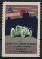 1927 Prágai autókiállítás levélzáró