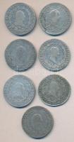 Ausztria/magyar verdejel 1804B 20Kr Ag (2x) + 1822E 20Kr Ag + 1826E 20Kr AG + 1827E 20Kr Ag + 1830E ...