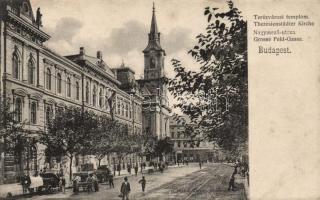 Budapest VI. Nagymező utca, Terézvárosi templom, Divald (fl)