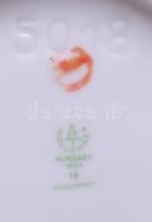 Kézzel festett sorszámozott jelzett nagyméretű Hollóházi porcelán váza /
Handpainted numbered Hollóh...