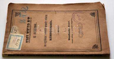 Hazslinszky József: Emlékirat az egyházról és az egyházat érdeklő némely reform kérdésekről. Kassa, ...