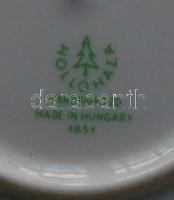 6db kézzel festett iparművész mázas kerámia falitányér /
Handpainted ceramic wall plates d: 24cm