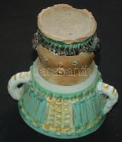 Jelzés nélküli mázas kerámia figura 15cm