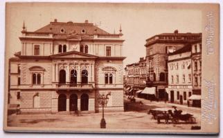 1896 Troppau - Orava keményhátú fotó Th. Heinrich műterméből. / Troppau vintage photo 7x9 cm