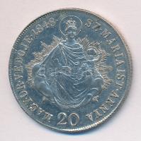 1848KB 20kr Ag "V. Ferdinánd" T:2/2-