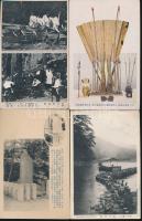 52 db nagyrészt használatlan, régi Japán képeslap