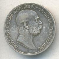 Ausztria 1908. 1K Ag "Jubileum" T:2 patina Austria 1908. 1 Corona Ag "Jubilee" C:XF patina