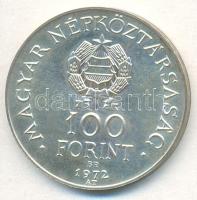 1972. 100Ft Ag "Pest és Buda egyesítése" T:BU