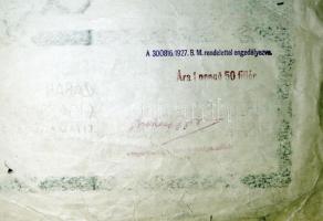 Magyar Hiszekegy Terjesztő bizottság által lepecsételt, hivatalos Hiszekegy plakát. 25x35 cm (kissé ...