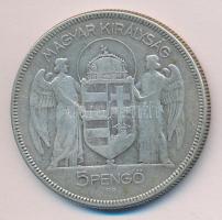 1930. 5P Ag "Horthy-jobbra" T:3