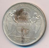 1939. 5P Ag "Horthy - balra" T:2 ph.