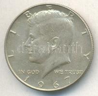 Amerikai Egyesült Államok 1968D. 1/2$ Ag "Kennedy" T:2 USA 1968D. 1/2 Dollar Ag "Kennedy" C:XF