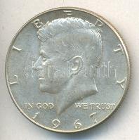 Amerikai Egyesült Államok 1967. 1/2$ Ag "Kennedy" T:2 USA 1967. 1/2 Dollar Ag "Kennedy" C:XF