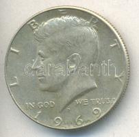 Amerikai Egyesült Államok 1969D. 1/2$ Ag "Kennedy" T:2 USA 1969D. 1/2 Dollar Ag "Kennedy" C:XF