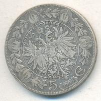 Ausztria 1900. 5K Ag T:3
Austria 1900. 5 Corona Ag C:F