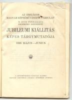 1936 Az Országos Magyar Képzőművészeti Társulat jubileumi kiállításának képes tárgymutatója. Borítón...