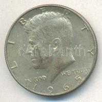 Amerikai Egyesült Államok 1965. 1/2$ Ag "Kennedy" T:2- USA 1965. 1/2 Dollar Ag "Kennedy" C:VF