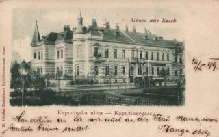 1899 Eszék Capuchin street