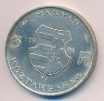 1946. 5Ft Ag "vastag Kossuth" T:2 ph