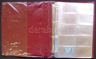 Igényes telefonkártya gyűjtőalbum 32 lappal 320db férőhellyel 25x32cm