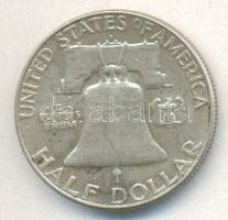 Amerikai Egyesült Államok 1963. 1/2$ Ag "Franklin" T:2-
USA 1963. 1/2 Dollar Ag "Fran...
