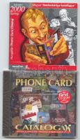 2db CD katalógus ritka telefonkártyával
