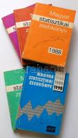 1986-1990  5db Magyar statisztikai zsebkönyv, Statisztikai Kiadóvállalat