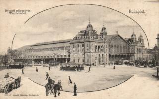 Budapest VI. Nyugati pályaudvar, tram, Divald