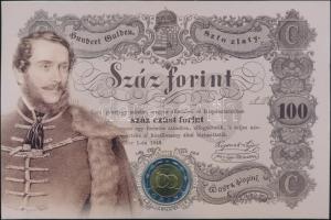 2002. 100Ft "Kossuth" elsőnapi veret sorszámozott díszlapon T:BU + 2003. 20Ft "Deák F...