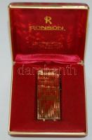 Régi Ronson öngyújtó Ronson díszdobozban /
Vintage Ronson lighter in a box