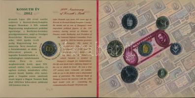 2002. 1Ft-100Ft 8klf db, szettben "Kossuth Év", benne 100Ft "Kossuth" T:BU + 200...