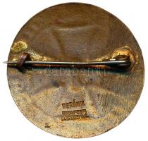 1915. "Országos Stefánia Szövetség - Anya és Csecsemő Védőnője" zománcozott jelvény. Szign...