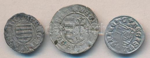 1390-1427. Denár Ag "Zsigmond" (0.50g) + 1427-1437. Denár Ag "Zsigmond" (0.58g) ...