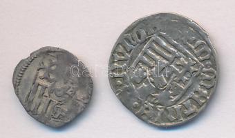 1482-1486. Denár Ag "I. Mátyás" (0.68g) + 1468-1470. Denár Ag "I. Mátyás" (0.34g...