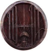 Zutt Richard (1887-1938) 1914. "KÉVE Művészegyesület - A Kultúráért és a Hazáért" bronz em...