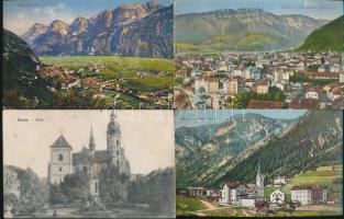 6 db háború előtti, európai városképes lap, tábori posta