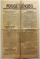 1956 Népszava c. folyóirat október 29. és Magyar Függetlenség c. folyóirat október 31. száma