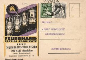 Feurhand, lamp manufacture, Szatmár