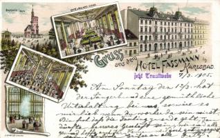 Karlovy Vary Hotel Fassmann litho (EM)