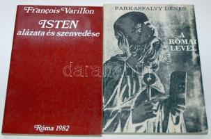 2db vallási témájú könyv: Farkasfalvy Dénes- A római levél 1983 + Francois Varillon - Isten alázata és szenvedése 1982