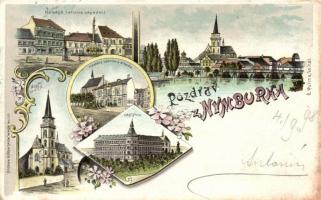 1898 Nymburk litho